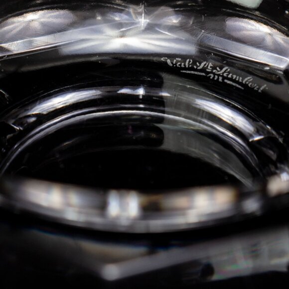 Crystal Ashtrays | Beautiful Set from Val St. Lambert | Elegant Home Decor - Picture 6 of 11